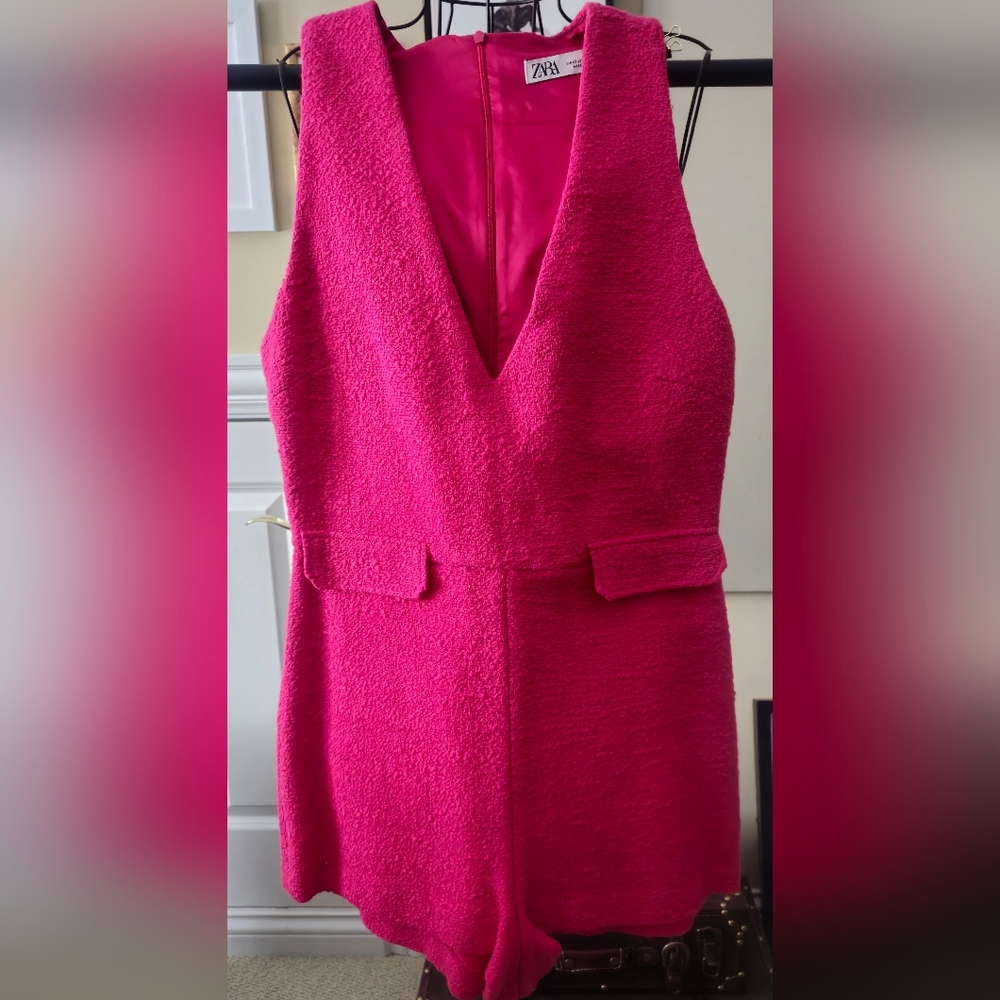 COPY - ZARA Tweed Romper